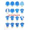 Carlisle United FC Retro Art Football Shirts T-Shirt